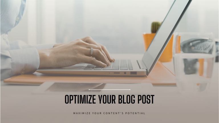 The Ultimate Blog Post Optimization Checklist: Unleash Your Content’s Full Potential